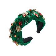 ( green) christmas Headband medium handmade christmas tree snowflake Headband Headband