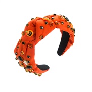 ( Orange)Halloween Headband high ornament Headband personality day