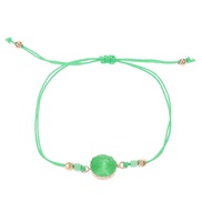 ( green  784) fashion color natural bracelet  samll handmade weave all-Purpose bracelet