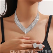 (JXTL21 55 necklace+  Two piece suit)occidental style fashion exaggerating claw chain fully-jewelled Rhinestone necklac