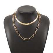 ( Gold)I wind Metal necklace  snake chain samll fashion chain