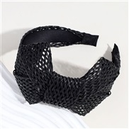 ( black) fashion cortex width Headband Bohemian style weave bow Headband