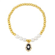 ( black)occidental style enamel braceletins all-Purpose beads gilded braceletbrm