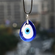 (N2655) eyes pendant necklace woman all-Purpose personality blue eyes necklace