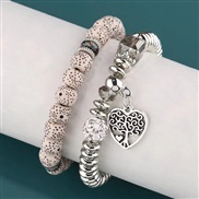 fashion concise love Double layer lady bracelet