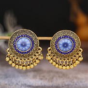 occidental style fashion concise Round accessories lady temperament ear stud earring