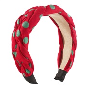 ( red)F occidental style brief color width Headband  fashion exaggerating high Headband