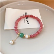 ( 3 Bracelet  red)sweet woman elasticity bracelet samll lovely fashion all-Purpose personality