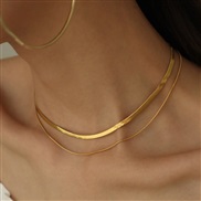 ( Gold necklace)Doubl...