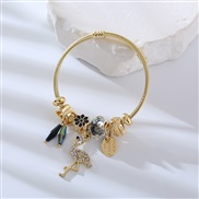 occidental style more Alloy bangle woman personality diamond star hanging ornaments lovers