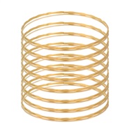 (KCgold S245)occidental style wind retro bangle set  Bohemian style multilayer brief Alloy bangle woman