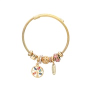 (44 Pink)occidental style bangle style bracelet Life tree loversbracelet