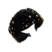 ( black) Headband occidental style fashion personality exaggerating Headband width snake diamond high head