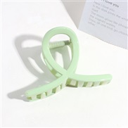 (green )Korean style candy colors Word pure color brief claw white fashion