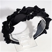 ( black) width pure color Rhinestone Headband fashion all-Purpose Headband