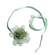 (Cyan )occidental style retro samll wind retro color belt flowers necklace woman belt necklace necklace