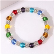 occidental style fashion concise Metal glass all-Purpose temperament woman bracelet