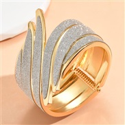 concise angel wings exaggerating fashion temperament opening woman bangle