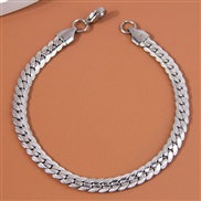 fashion concise stainless steel temperament man bracelet