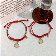 (3  S 2112) handmade weave Double rope bracelet woman  love lovers rope set