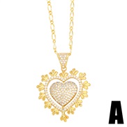 (A)occidental style heart-shaped pendant necklaceins brief fashion samll love necklace womannkt
