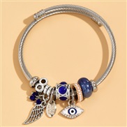 fashion Metal concise wings eyes  accessories woman bangle