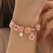 fashion  Metal all-PurposeDL concise flowers collocation personality woman bracelet