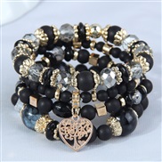 occidental style fashion concise all-Purpose multilayer love temperament multilayer bracelet
