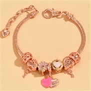 fashion  Metal all-PurposeDL concise love key collocation personality woman bracelet