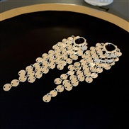(  Gold( Tassels))occidental style sequin chain tassel buckle crafts Metal wind earrings earring fashion high Earring