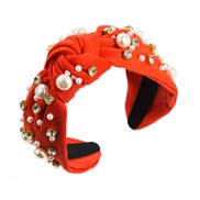 ( red) Headband occidental style width big samll Pearl Headband Korean style temperament