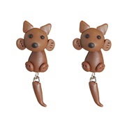(56811)lovely animal color samll ear stud creative women Earring earrings