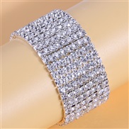 fashion concise8 row diamond woman elasticity personality bracelet