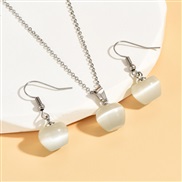 fashion sweetOL apple concise woman necklace earrings set