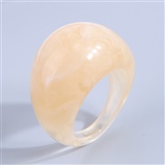 fashion concise resin accessories temperament man woman ring