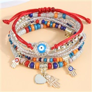 fashion concise eyes all-Purpose multilayer temperament woman bracelet