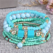 fashion noble wind Bohemian style mash up beads multilayer woman bracelet