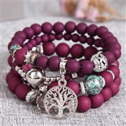 fashion concise Life tree frosting multilayer woman bracelet