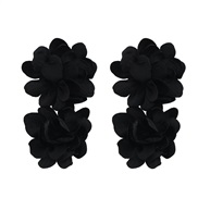( black)spring flowers earrings occidental style Earring woman Bohemian style elegantearrings