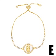(E)occidental style wind fashion cross bracelet womanins brief diamond zircon braceletbrb