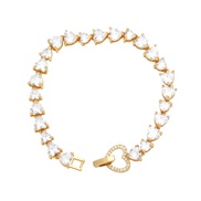 ( white)occidental style high love zircon bracelet samll fashion temperament retro all-Purpose braceletbrc