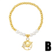 (B)occidental style summer Pearl beads bracelet womanins wind samllbrb
