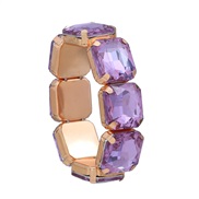 (purple)occidental style bracelet glass diamond fully-jewelled woman exaggerating trend punk windbracelet