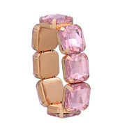 ( Pink)occidental style bracelet glass diamond fully-jewelled woman exaggerating trend punk windbracelet