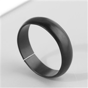 fashion black surface opening personality opening woman ring