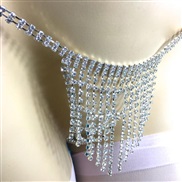( Silver) chain  tassel diamond Rhinestone chain  flash diamond apparel