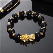 ( Black )gilded Opal bracelet fashion lady Opal