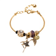 ( gray) gold bracelet  Ballet diamond bangle