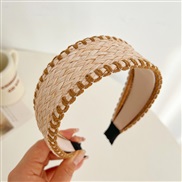 ( khaki width )Korea big width Headband Bohemian style Headbandins elegant temperament