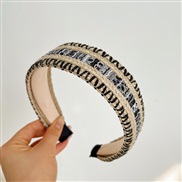 ( black width ) fashion Headband occidental style width Headband lady